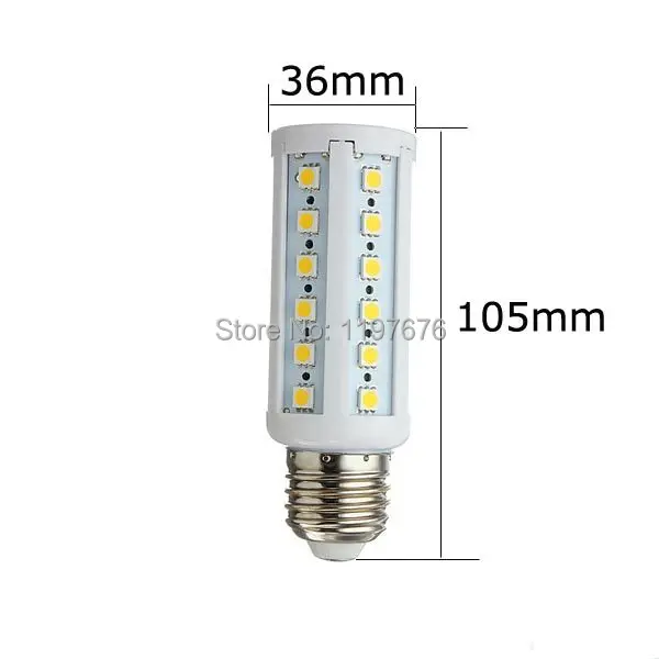 DHL Бесплатная доставка 50 шт. Светодиодная лампа e27/e26/b22 AC110-240V SMD 5050 Светодиодная теплый белый /холодный белый