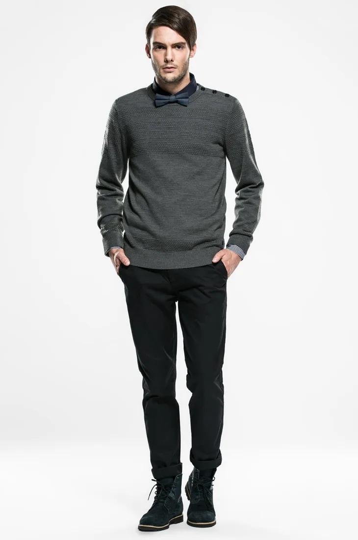 Мужской свитер мужской шерстяной свитер для зимы хорошего качества мужские пуловеры L171