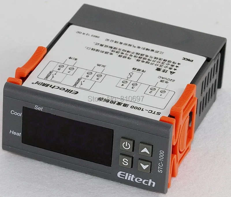 STC-1000 регулятор температуры attemperator термостат 220 В