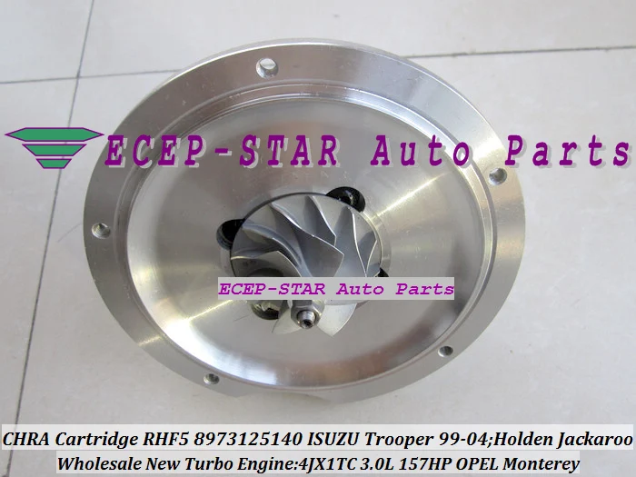 TURBO CHRA Cartridge Of RHF5 8973125140 Turbocharger FOR ISUZU Trooper 1999-04 HOLDEN Jackaroo OPEL Monterey 4JX1TC 3.0L 157HP (2)