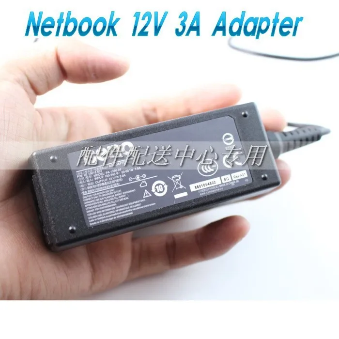 Портативный нетбук адаптер 12 V 3A блок питания зарядное устройство для ноутбука PA-1360-02