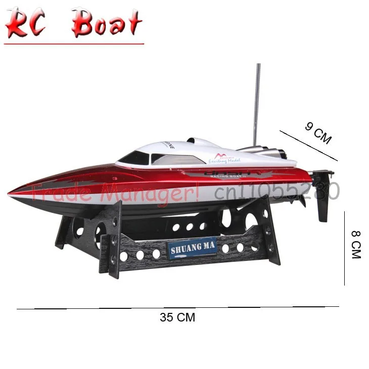 2,4 ГГц мини RC лодки dh 7009 RTG красного цвета длиной 35 см, радиоуправляемые игрушки rc лодка dh7009
