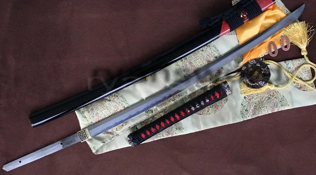 Обкладка глиной+ абразивный японский самурайский меч катана