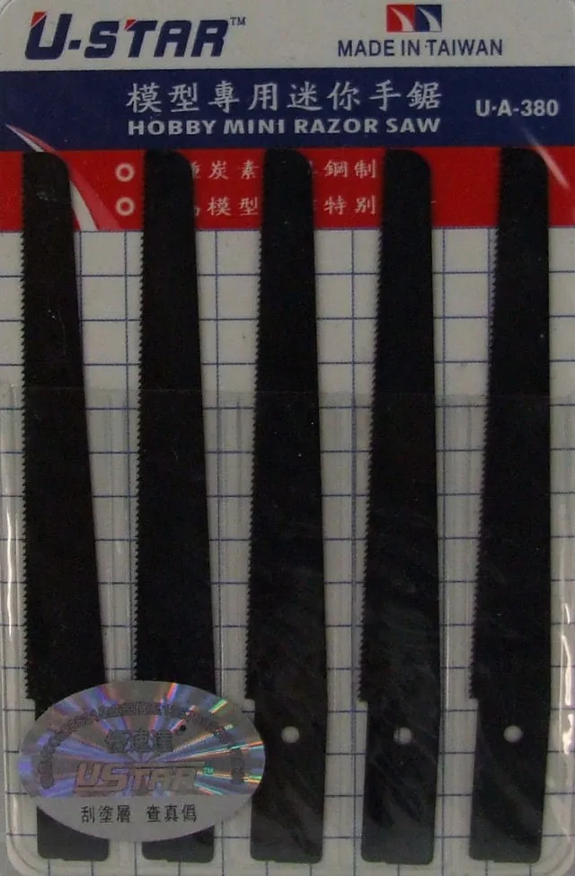 U-STAR UA-380 хобби мини-бритва(8,6 см) 5 шт
