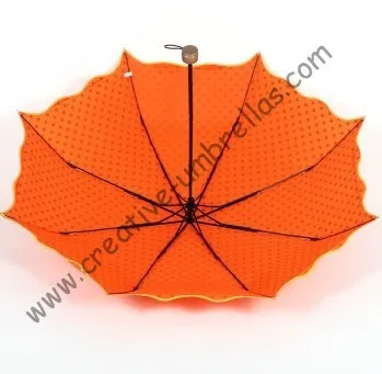 Руководство модное полный Dot Design зонты, 190 т pongee ткани, карандаш супермини, дамский зонтик, три раза, карман зонтики