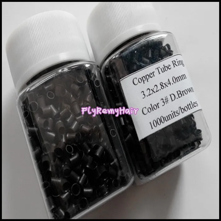 De Cobre Queimado Anel Micro Link Contas