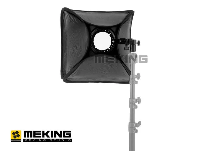 Софтбокс Meking E6060 60x60 см 2" для студийного освещения Speedlite с переходным кольцом l-образной формы два диффузора