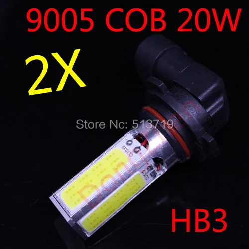 Dongzhen 2x9005 светодио дный 4COB 20 w высокой Мощность HB3 туман дневного Фара DRL Лампочки для Kia Lada VW