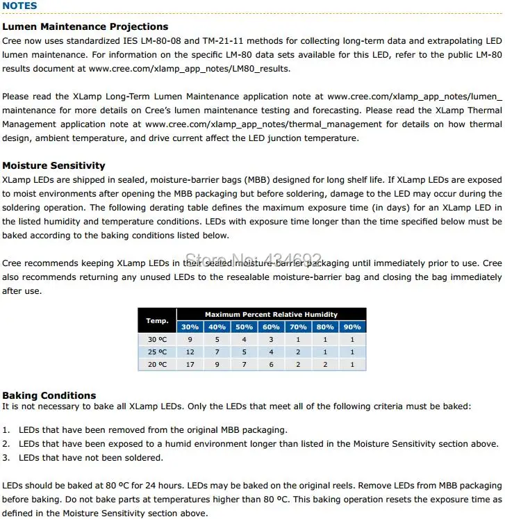 9-Xlamp XR-E Notes