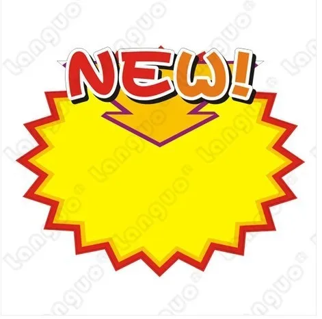 Newl10pcs AD0023 l! Поп ценник тег/супермаркет взрыв ценовой ярлык популярны рекламные бумажные/