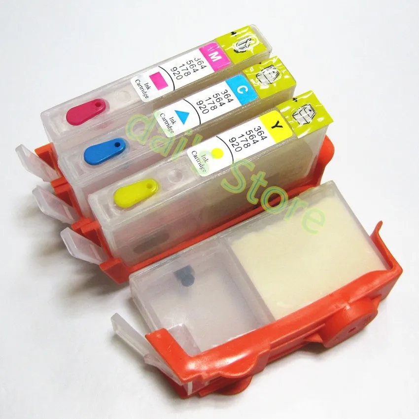 Compatível para hp Cartucho de Tinta Cores para hp Bloom m y Recarregável 4 Deskjet 3525 4615 4625 5525 6525 Impressora 670 xl bk c 5 Bloom compatível para hp 670 xl bk
