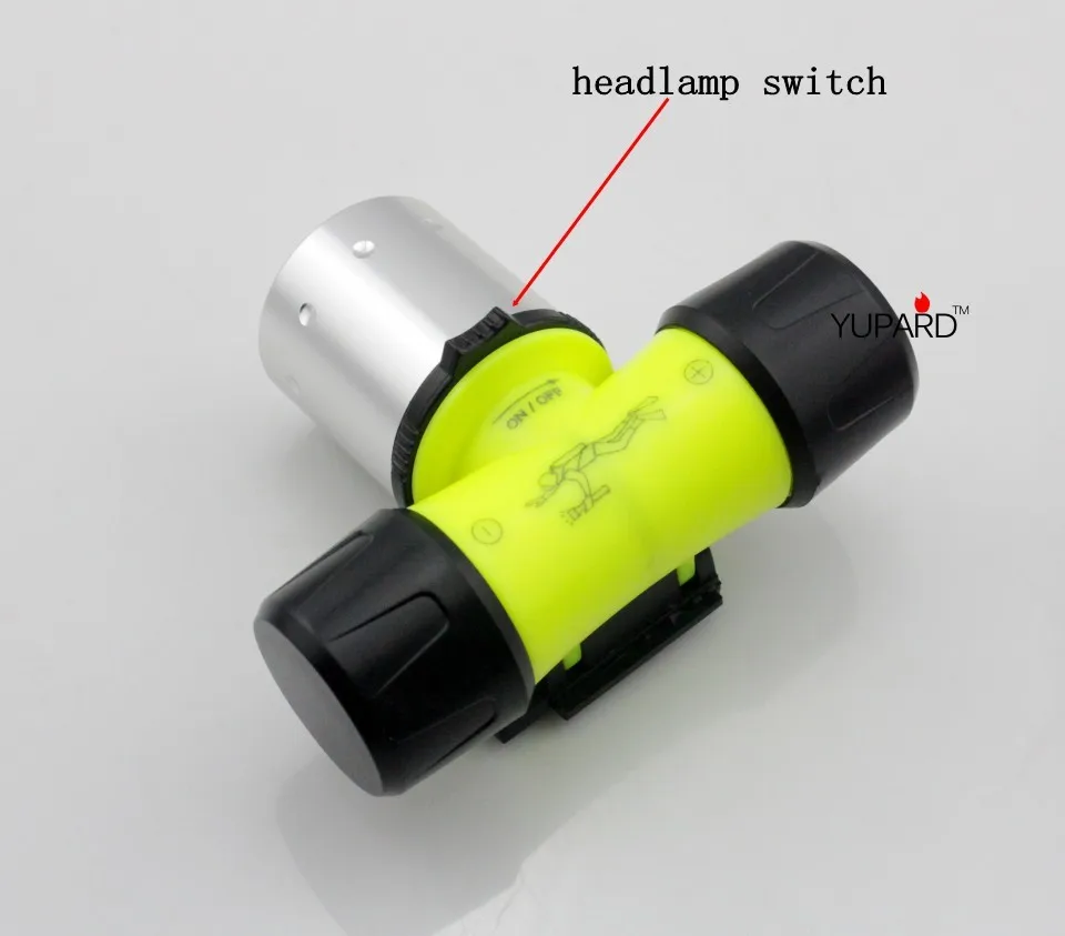 Yupard XM-L2 LED 30 м T6 водолаза Водонепроницаемый подводный фары фар велосипед свет 3xaaa 1x18650 аккумулятор camp