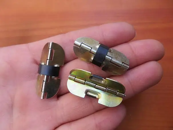 100 шт. 30*9MM1. 2-дюймовый полукруглые деревянные украшения петля с пружинным блоком упаковка декоративные аксессуары Чой покрытием петли