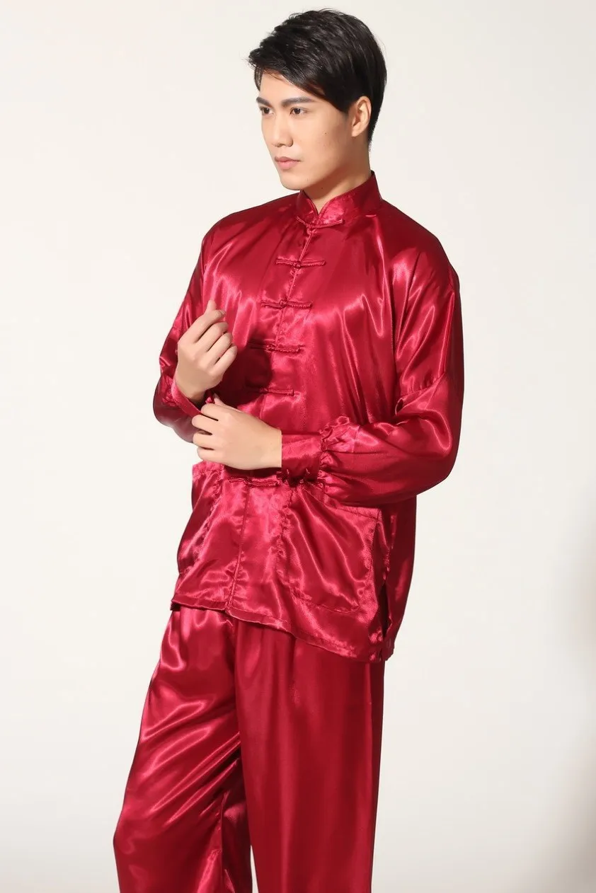 Шанхай история весенняя форма тайцзи мужской костюм для кунг-фу одежда для кунг-фу для мужчин боевое искусство куртка брюки набор для унисекс