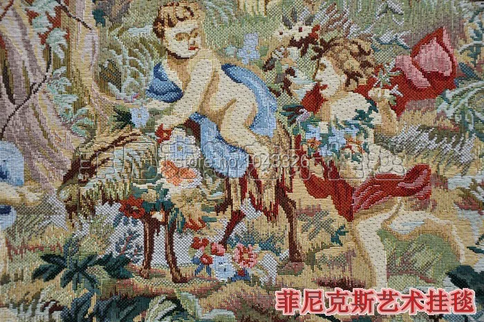 140*100 см классический европейский Императорский сад мягкая ткань художественный гобелен настенные гобелены для украшения дома PT-43
