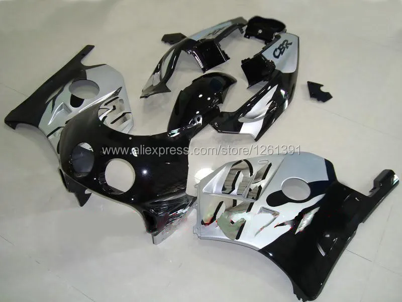 Материалы для инжекционного литья для 11-12 CBR 250 2011 2012 CBR250R CBR250RR 2011-2012 CBR 250R CBR 250RR обтекатель серебристый, черный H3255