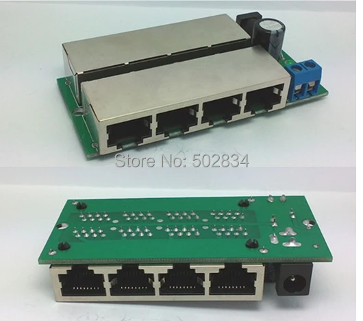 2 шт./лот 4 способ POE инжектор питания через Ethernet LAN DC Мужской 5,5x2,1 мм адаптер