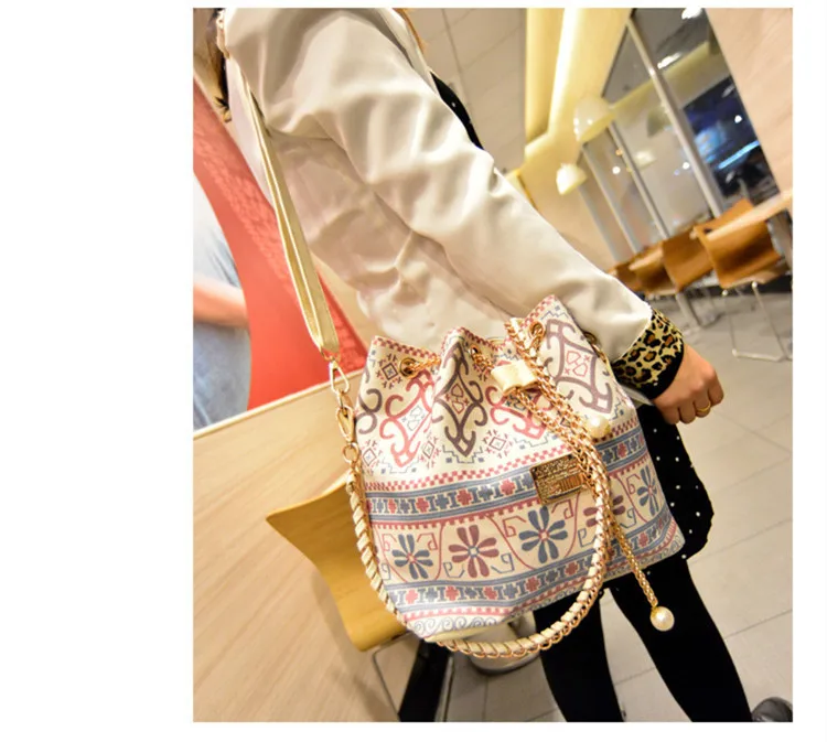 National style Fresh female bag with drawstring Casual women's shoulder bag Free shipping (15).jpg