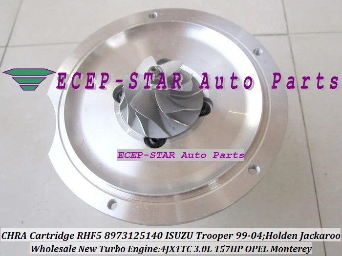 TURBO CHRA Cartridge Of RHF5 8973125140 Turbocharger FOR ISUZU Trooper 1999-04 HOLDEN Jackaroo OPEL Monterey 4JX1TC 3.0L 157HP (5)