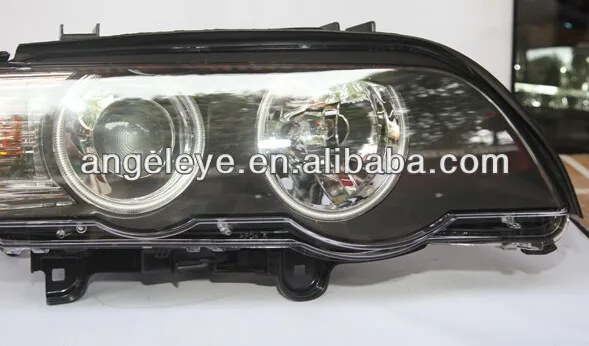 For BMW X5 E53 LED Angel Eyes Head Lamp 1999-2003 year