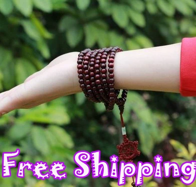 HOT SALE Tibetan Jewelery Red Wood sandalwood Pray...