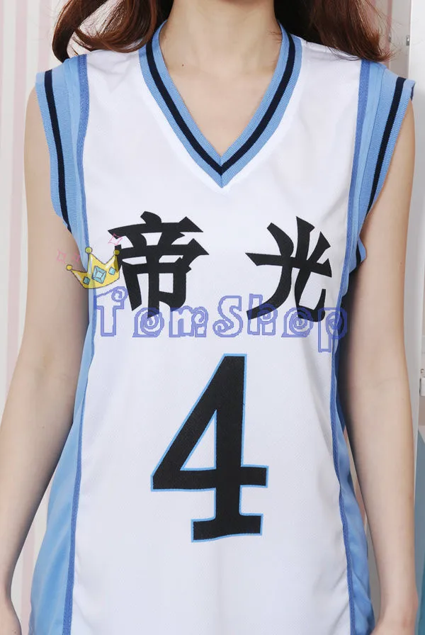 KUROKO'S BASKETBALL Kuroko no Basuke Teiko School PG#4 Akashi Seijuro Баскетбол Джерси аниме шоу Хэллоуин Косплей Костюм
