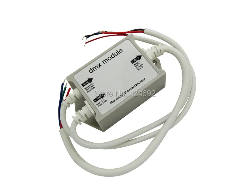Быстрая DC 12 V Светодиодный DMX контроллер 3 канала DMX модуль достижения затемнения различные изменения процедур