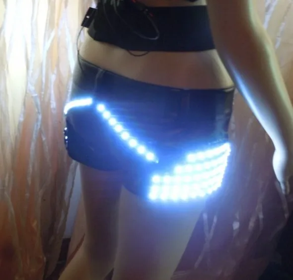 Модные звезда DS костюм танец певица DS костюм Light-Up Bra костюм LED одежда