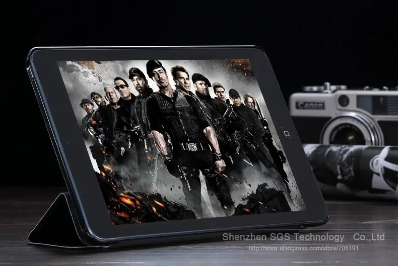 KISSCASE три раза Стенд кожаный флип чехол для IPad Mini 1 2 3 защитный чехол Аксессуары для планшетов полный защитный чехол с петлей