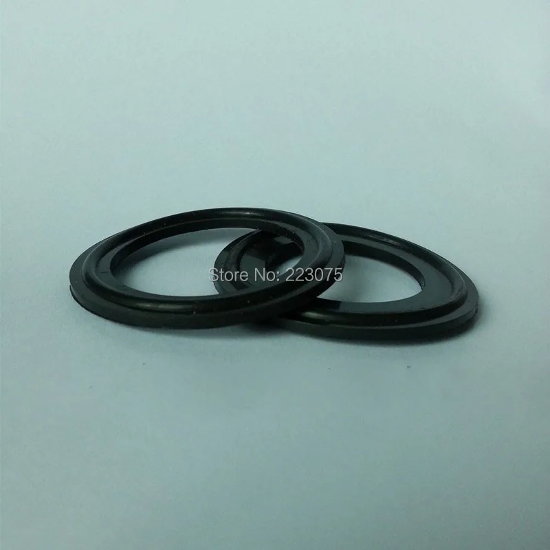 Бесплатная доставка санитарно-clamp Прокладки tri-clamp fluorous резиновые Прокладки для D: 51 мм наконечник черный NEW 20 шт./лот