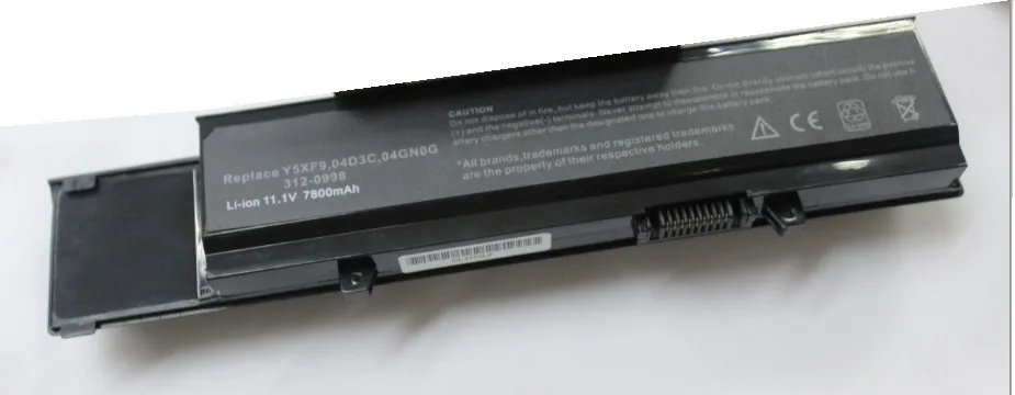 9 ячеек 7800 мАч Аккумулятор для Dell Vostro 3500 3400 3700 y5xf9 7fj92 c 4jk6r 04gn0g 0txwrr cydwv 312-0997 312-0998