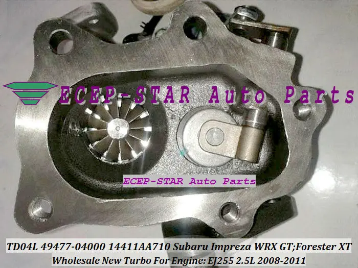 TD04L 49477-04000 14411AA710 Turbocharger For SUBARU Impreza WRX GT Forester XT Legacy Outback 2008-11 EJ255 2.5L (3)