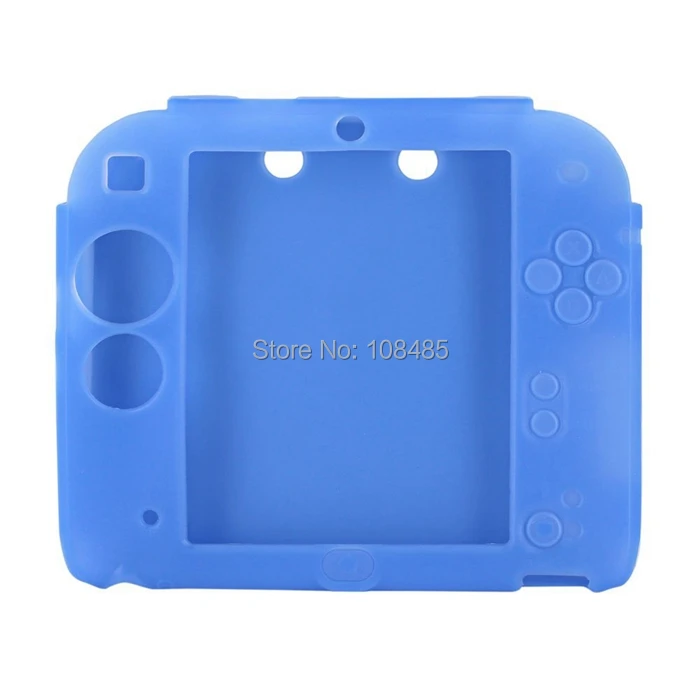 2DS Silicon case blue 1