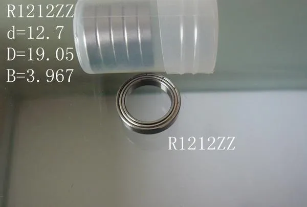 20шт R1212ZZ экранированный подшипник дюймов серии 1/" x 3/4" x 5/3" дюймов 12,7*19,05*3,967 мм миниатюрный экранированный шариковый подшипник