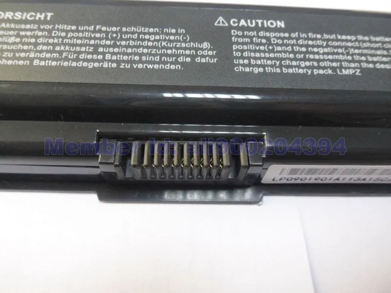 4400 мА*ч 10.8 В Аккумулятор для ноутбука Toshiba Equium A300D Satellite Pro A300 Satellite A300 A305 A305D A350 A350D A355 A355D