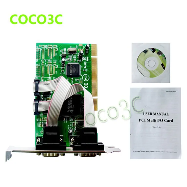 Чипсет Moschip MCS9865 серийный RS232 4 Порты pci-контроллер карта PCI DB9 Порты и разъёмы I/плата ввода-вывода HDMI конвертер