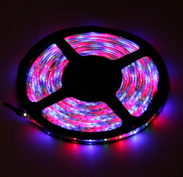 5 м 3528 из светодиодов RGB полосы водонепроницаемый 60 светодиоды / M SMD + 44 ключ ИК дистанционного трансформатор для дома отдыха ну вечеринку
