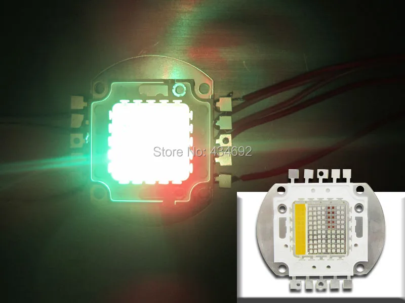 Epistar 100 Вт 32-34 V 700-1000mA многокристальных полный спектр 5 канальный светодиодный аквариум с изображением морских рыб резервуар для кораллов свет светодиодный