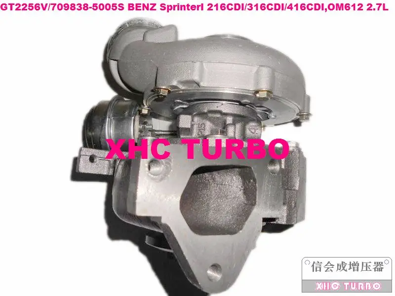 GT2256V/709838-5005 S турбо Турбокомпрессор Для Mercedes-BENZ sprinteri 216CDI/316CDI/416CDI OM612 2.7L 156HP 2000-2006