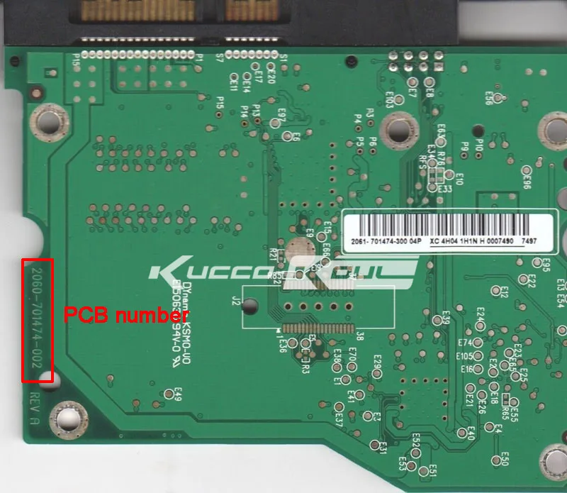 HDD PCB Плата логики 2060-701474-002 REV A для WD 3.5 SATA ремонта жесткий диск восстановления данных