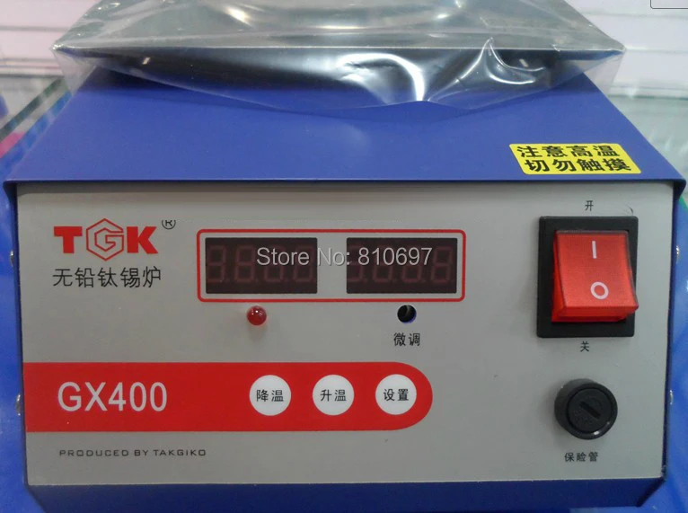 TGK-GX250-500 не содержит свинца, титатовый PCB оборудование для припоя оловянные плавильные котлы титановый паяльник с квадратной ванной для припоя