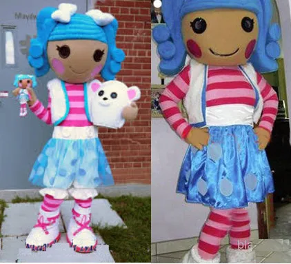 Lalaloopsy драгоценный камень набор позолоченных ювелирных изделий персонаж маскот костюм на Хэллоуин и Рождество реквизит для дня рождения Костюмы красивый наряд