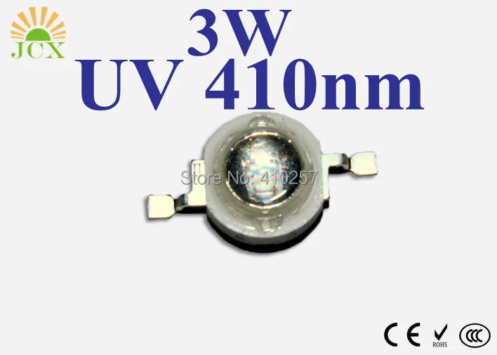 УФ 410nm светодио дный светодиодный чип ультрафиолет лучи