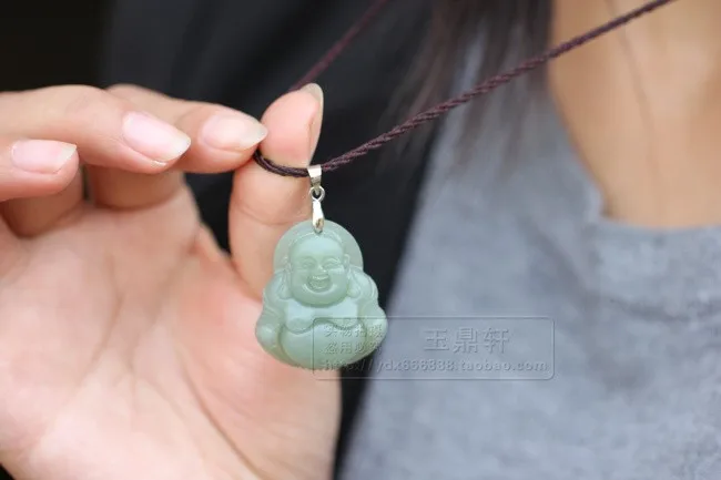 Xinjiang hetian jade медальон Будда Кулон Смеющийся Будда кулон Maitreya женские качественные товары