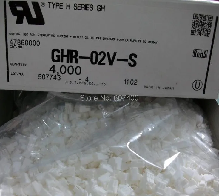 GHR-02V-S CONN корпус GH 2POS 1,25 мм JST Соединители Клеммы корпуса новые и оригинальные части