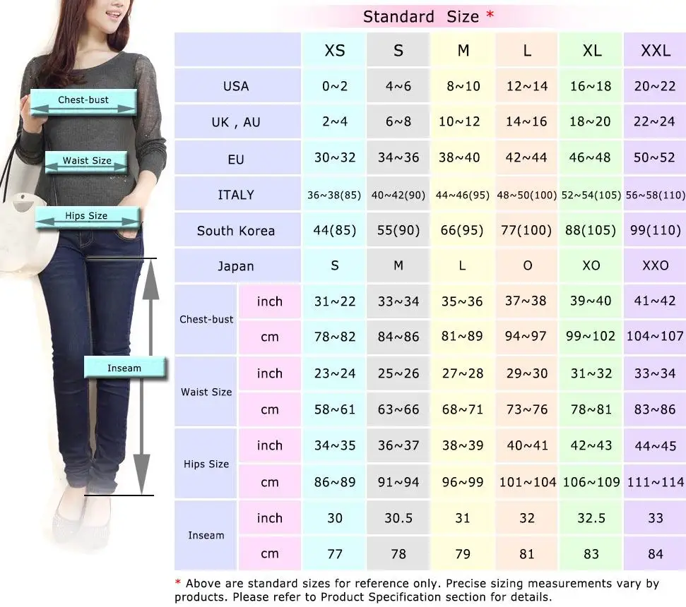 Victoria Beckham Jeans Size Chart