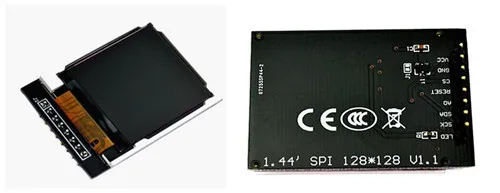 NoEnName_Null 1,44 дюймов SPI TFT lcd цветной экран ST7735S диск IC совместимый 5110 интерфейс 128*128