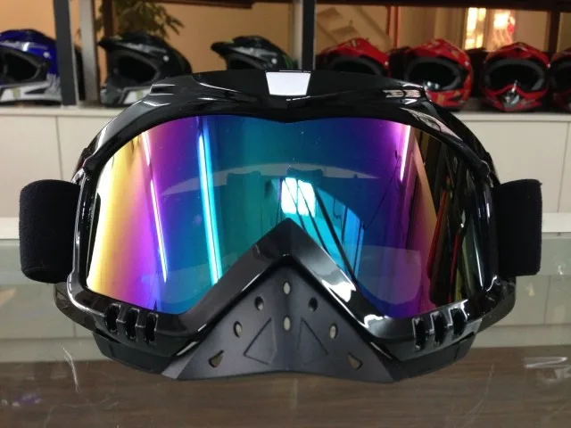 Персонализированные Off Road крест мотоциклетный шлем очки Motorcross катание на лыжах Снег очки зимой