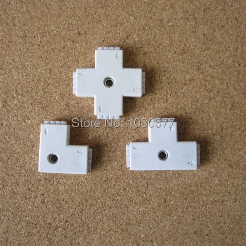 10 шт./лот, RGB полосы Connector, 4PIN 10 мм t разъем типа, 90 градусов для 5050, бесплатная доставка