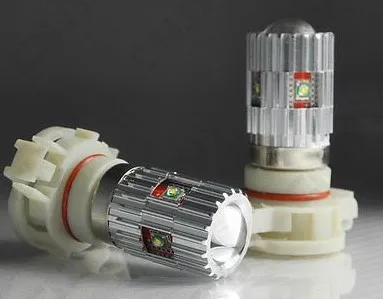 2 шт. 2 ампулы светодиодный H16 PS19W 5202 CREE СТБ чип 25 W 6000 K BLANC 12 V FEUX анти BROUILLARD